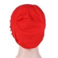 thumbnail image 5 of Women's Beads Elastic Turban Hat Cancer Chemo Cap Hijab Head Wrap, 5 of 6