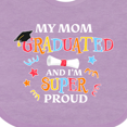 thumbnail image 4 of Inktastic My Mom Graduated and I'm Super Proud Boys or Girls Baby Bib, 4 of 4