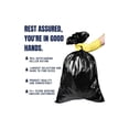 thumbnail image 4 of CintBllTer 56 gallon Trash Bags │ 1.5 Mil │ Black Heavy Duty Garbage Can Liners │ 38” x 58” (50 Count), 4 of 6