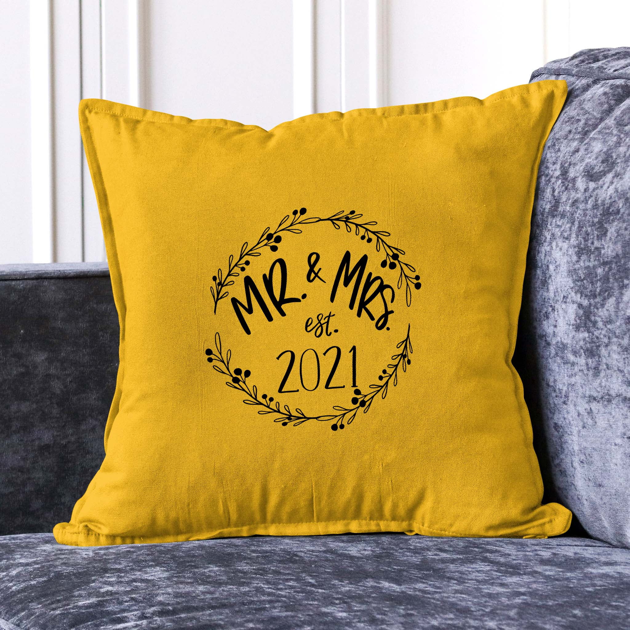 Mr and top mrs pillows walmart