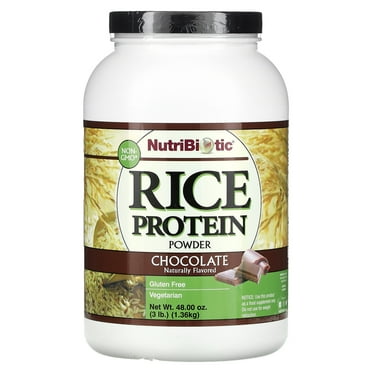 NutriBiotic Rice Protein Powder, Chocolate, 3 lb (1.36 kg)