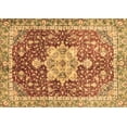thumbnail image 1 of Ahgly Company Indoor Rectangle Abstract Brown Modern Area Rugs, 4' x 6', 1 of 4