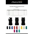 thumbnail image 2 of Made by Olivia Women's Casual Basic Sleeveless Racerback Tank Top, 2 of 5