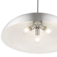 thumbnail image 6 of 49234-66 Livex Lighting Amador - 3 Light Large Pendant In Transitional Style-15.75 Inches Tall and 23.75 Inches Wide-Brushed Aluminum/Polished Chrome, 6 of 12