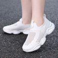thumbnail image 6 of Kids Slip On Breathable Mesh Knit Sneakers Lightweight Cushion Running Walking Shoes Boys Girls Casual Athletic Trainers, 6 of 6