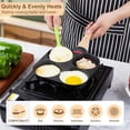 thumbnail image 3 of Sartén Antiadherente para 4 Huevos con Utensilios Incluidos Apta para Inducción y Todo Tipo de Cocinas, 3 of 5