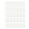 thumbnail image 4 of Acahhotxx 30pcs Arched Acrylic Table Sign for Wedding Table Numbers with Stand Guest Name Banquet Party Decoration, 4 of 5