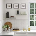thumbnail image 4 of Ballucci 24" Floating Shelves for Wall, 2-Pack with Invisible Brackets, 6" Deep, Gray Oak, 4 of 9