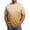 Coffee_#10, variant on Sewkxo Men's Crewneck Tshirt Plus Size Short Sleeve Gradient Color Casual Big and Tall Tees,Yellow 5XL