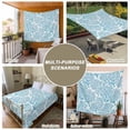 thumbnail image 6 of Blue Coastal Coral Tapestry for Bedroom Wall Hanging Tapestry, Farmhouse Nautical Marine Plants Ceiling Backdrop Tapestries Poster Blanket Wall Decor for Teens Room Living Room Dorm 39" x 59", 6 of 8