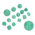 thumbnail image 3 of Juego de dados poliédricos, 15 piezas de dados poliédricos completos Juego de dados poliédricos completos Juego de dados esféricos Probado profesionalmente, 3 of 14