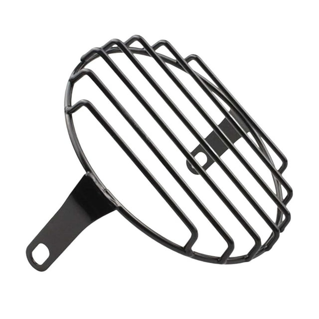 Rejilla protectora de malla para faro delantero de motocicleta de 5,75" para modificación vertical Red vertical