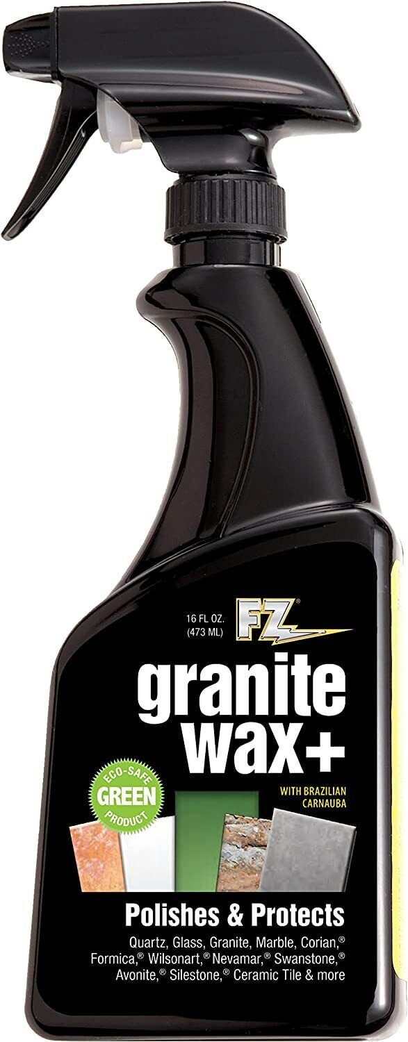 FZ Granite Wax Plus Cleaner, Safe on Food Surfaces, Powerful Carnauba