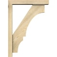 thumbnail image 3 of Ekena Millwork 4"W x 20"D x 28"H Balboa Block Rough Sawn Bracket w/ Offset Brace, Douglas Fir, 3 of 25