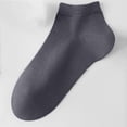 thumbnail image 3 of LYEAA Ankle Socks for Men Summer Breathable Comfortable Low Cut Socks Solid Stretchy Workout Crew Socks, 3 of 5
