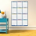thumbnail image 2 of 2026 Wall Calendar Dry Erase Large,Blue Starry Sky Calendar Wet & Dry Erasable Laminated 12 Month Annual Yearly Planner, Reversible, Horizontal,Vertical,Including Watercolor Pen, 2 of 9