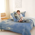 thumbnail image 4 of Manfei Baby Seal Queen Comforter Set for Kids Boys and Girls, Arctic Animal Bedding Comforter Set, Gray Reversible 3 Pieces, 1 Comforter and 2 Pillowcases, 4 of 6