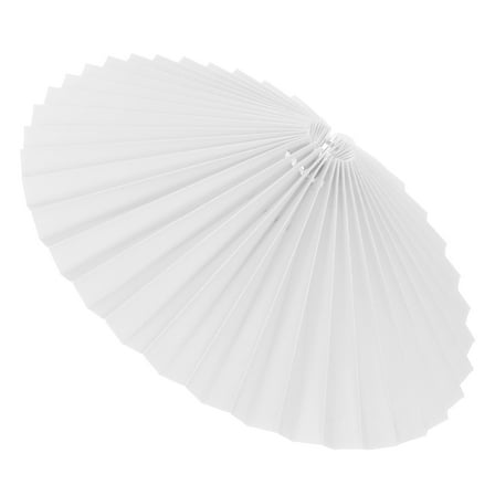 WORGEOUS Desk Lamp Pleated Lampshade 31.00X31.00X16.00CM White