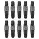 thumbnail image 2 of Conector redondo, 10 piezas Conector rápido de acero plástico Accesorio mecánico Confiabilidad excepcional VoborMX herramienta, 2 of 8