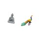 thumbnail image 5 of Estatua de mono,Estatua de Buda Mono para Interiores y Exteriores Budista,Estatua del pavo real,Estatua de pavo real,adorno de escritorio creativo y divertido,Escultura decorativa de pavo real, 5 of 8