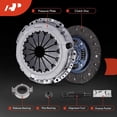 thumbnail image 2 of A-Premium Transmission Clutch Kit Compatible with Toyota Corolla 2005-2006, Matrix 2003-2006, Celica 2002-2005 & Pontiac Vibe 2003-2006, 1.8L, 2 of 8