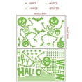 thumbnail image 1 of Pegatinas Luminosas De Halloween Calcomanías Brillantes De Halloween Favor De Fiesta De Halloween 2 Piezas Luminoso Feliz Halloween Esqueleto Murciélago Pegatinas De Pared ANGGREK Halloween Party Favor, 1 of 8