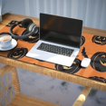 thumbnail image 3 of Long Mouse Pads for Desk,Classic Halloween Pumpkin Pattern Desk Mats on Top Of Desks, Desk Mouse Pad Extra Large with 3mm Non-Slip Base and Stitched Edge for Gaming,Office,Work,Home 35.4"x15.7", 3 of 6