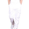 thumbnail image 6 of Boy Cargo Pants 16-18 Baggy Pants for Boys Boys Cargo Joggers Pants Elastic Waist Casual Jogging Trousers Bottom for Kids,Z7-White,130(6-7 Years), 6 of 6