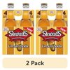 (2 pack) Stewart's Cream Soda Made with Sugar, 12 fl oz, 4 pack
