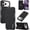 Black, variant on PU Leather Flip Phone Case For iPhone 18 Pro Max, Foldable Viewing Kickstand, Protective Folio Cover with Secure Closure, Slim Full-Wrap Anti-Scratch Case for Daily Use,Red
