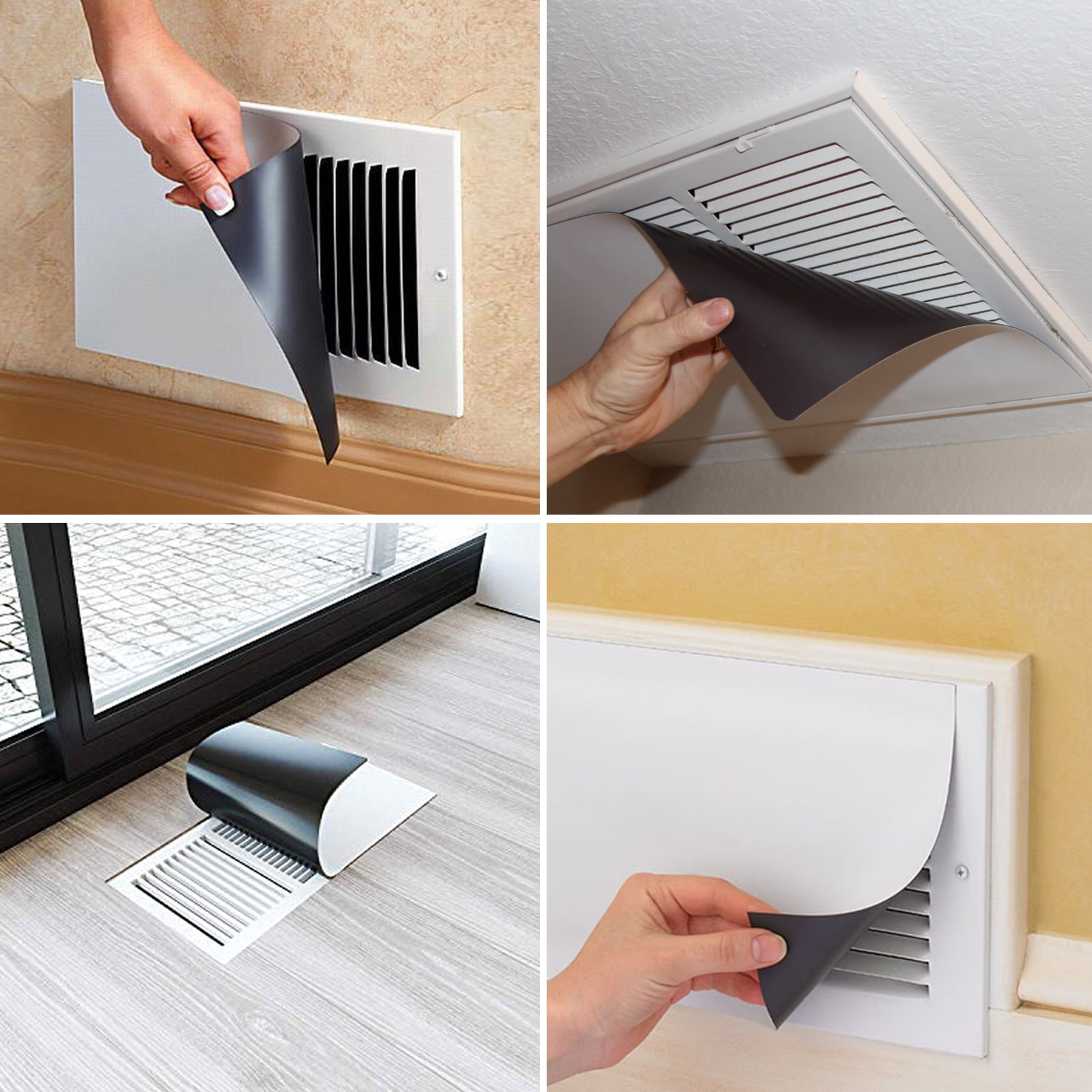 Magnetic Air Vent Cover AC Cabin Flow RV House Wall Floor Ceiling