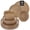 Brown, variant on Malacasa Dinnerware Sets, Stoneware Plates and Bowls Set, Tableware Dishwasher Microwave Safe, Serves For 4 people, Blue