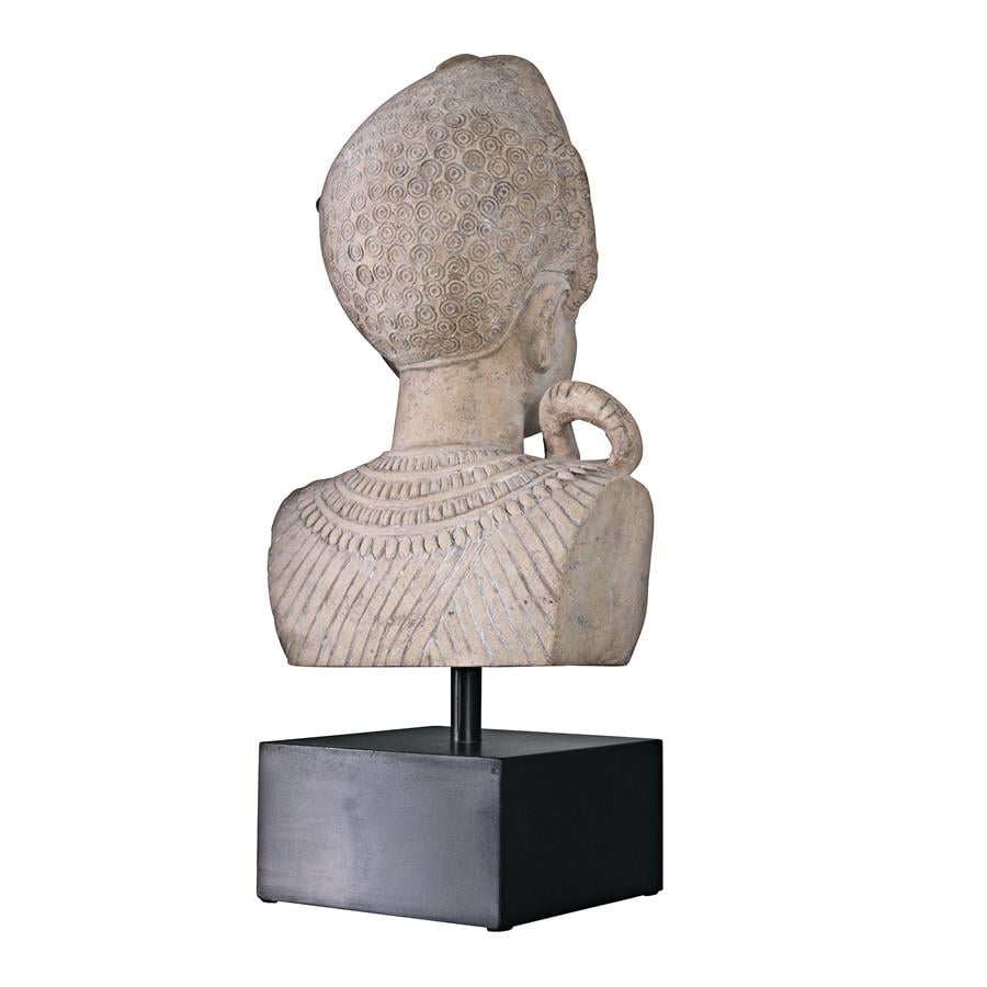 Design Toscano Egyptian Pharaoh Ramses Statue on Museum Mount