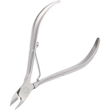 Cuticle Trimmer Cuticle Cutter - Professional Stainless Steel Cuticle Clipper Nipper Remover, Manicure Pedicure Tool (Silver)