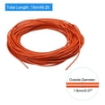thumbnail image 2 of Silicone Wire 20AWG 20 Gauge Flexible Tinned Copper Standard High-Temperature Hookup Wire Orange 15m/49.2ft, 2 of 6