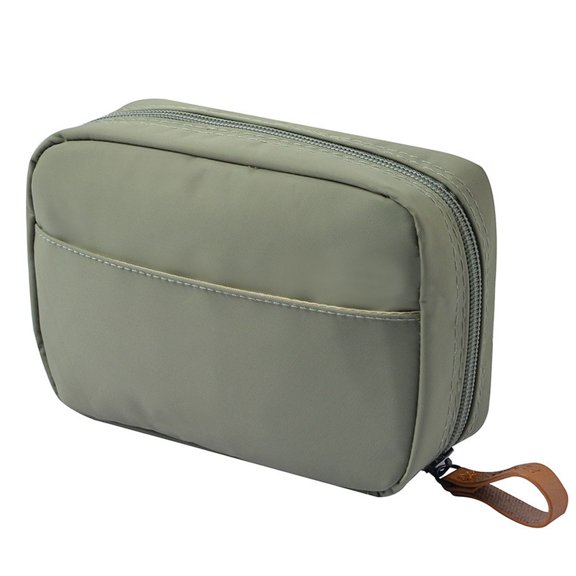 Simple Zipper Beauty Portable Cosmetic Bag Storage Case Travel Organizer Makeup Pouch GREEN