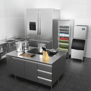 OUTBID Split Commercial Ice Maker Machine 600LBS/24H with 350lbs Ice Bin, Nugget Ice Makers Commercial, Clear Cube Pellet Ice Maker, Fast Ice Maker Ice-Ready in 8-15mins