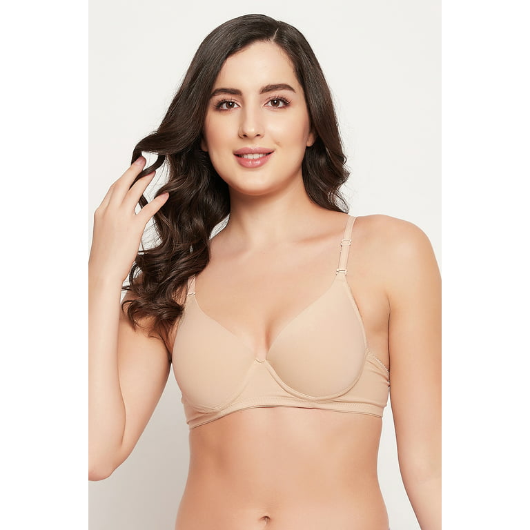 Clovia Level 1 Push-up Underwired Demi Cup Multiway T-shirt Bra in