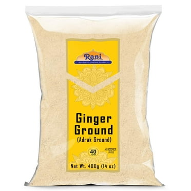 Rani Ginger (Adarak) Powder Ground, Spice 14oz (400g) ~ Natural | Vegan | Gluten Friendly | NON-GMO | Kosher | Indian Origin