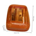 thumbnail image 3 of Back to School Supplies under $1 Gnobogi 4PC Pencil Sharpener Double Hole Pencil Sharpener with Cover Colorful Portable Metal Blade Pencil Sharpener Clearance, 3 of 5