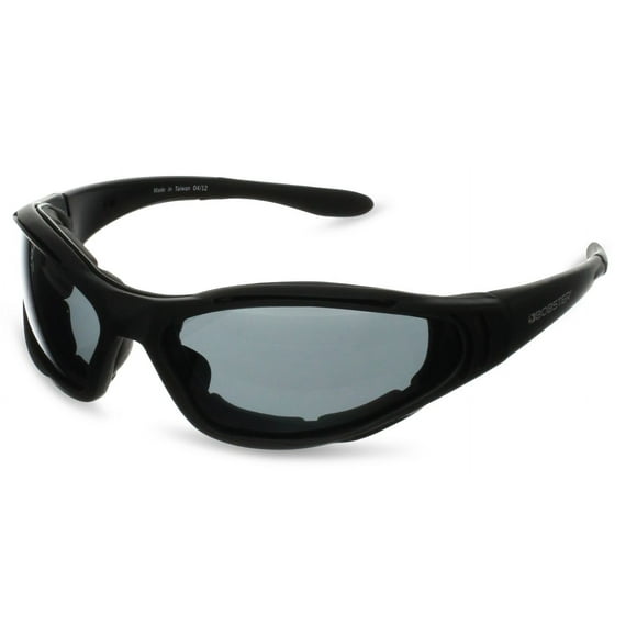 Bobster Raptor 2 Interchangeable Sunglasses, Black Frame3 Lenses (Smoked, Amber and clear)
