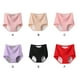 thumbnail image 5 of Qarigey Bragas de mujer con alta elasticidad para mayor comodidad todo el día bragas menstruales de cintura alta ropa interior color desnudo color desnudo 10Conjunto, 5 of 6