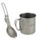 thumbnail image 1 of Ropa de camping Juego de utensilios de cocina Lixada 300 ml / 350 ml / 550 ml / 650 ml taza de titan Lixada Ropa de camping, 1 of 7