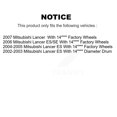 thumbnail image 2 of Transit Auto Front Rear Disc Brake Rotors Ceramic Pads and Drum Kit for Car Mitsubishi Lancer K8T-103691, 2 of 11