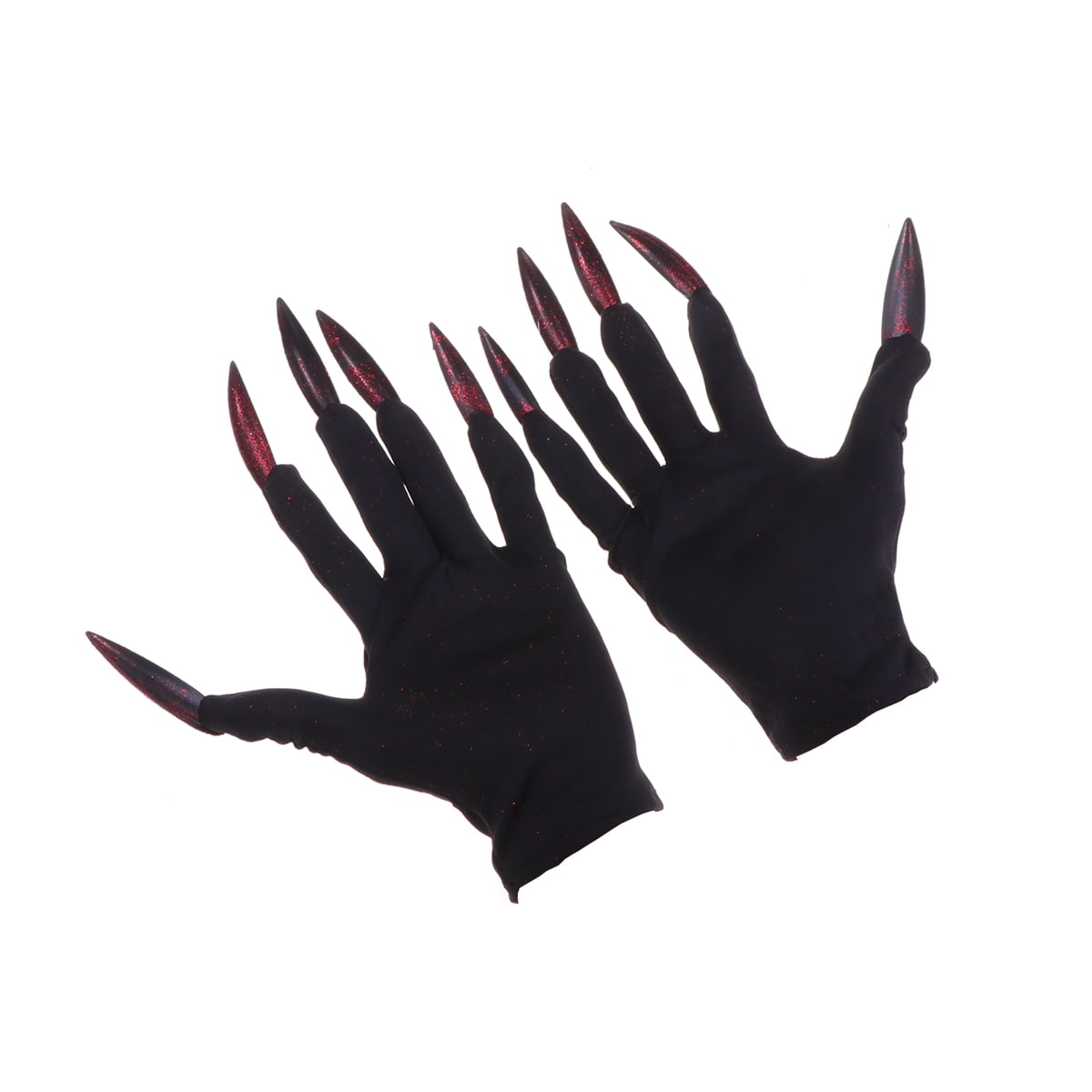OUNONA 1 Pair Fingernails Gloves Premium Long Nails Claws Halloween ed ...