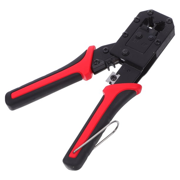 EXHUMKY Herramienta Universal De Pelado Y Crimpeo Para Cables De Red Con Gancho Organizador