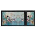 thumbnail image 4 of Psesaysky Floral Owl Youth Wallet for Sports, Polyester Slim Card Wallet with Zipper Closure, Wear-resistant Trifold for Travel, 4 of 6