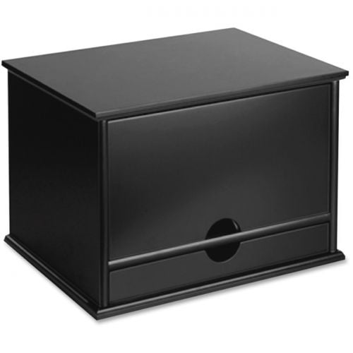Victor Midnight Black Desktop Organizer