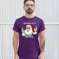 thumbnail image 3 of Tee Hunt I'm Kind of a Big Deal T-shirt Funny Santa Claus Merry Christmas Men's Tee, Purple, Small, 3 of 5