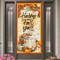 thumbnail image 4 of Happy Fall Y''all Door Cover Fall Front Porch Door Sign Banner Fall Autumn Thanksgiving Harvest Pumpkin Birthday Party Baby Shower Decoration and Supplies for Home, 4 of 6